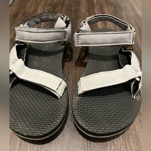 Grey and Black Teva Sandal